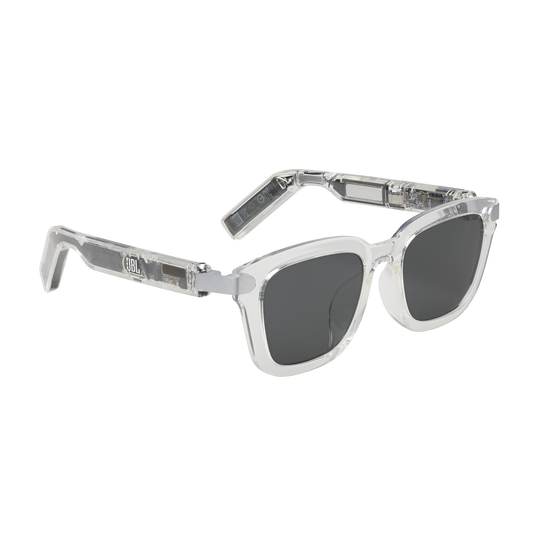 JBL Soundgear Frames Square - Pearl - Audio Glasses - Hero